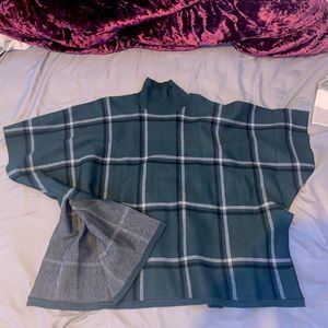 Never worn Poncho Sweater